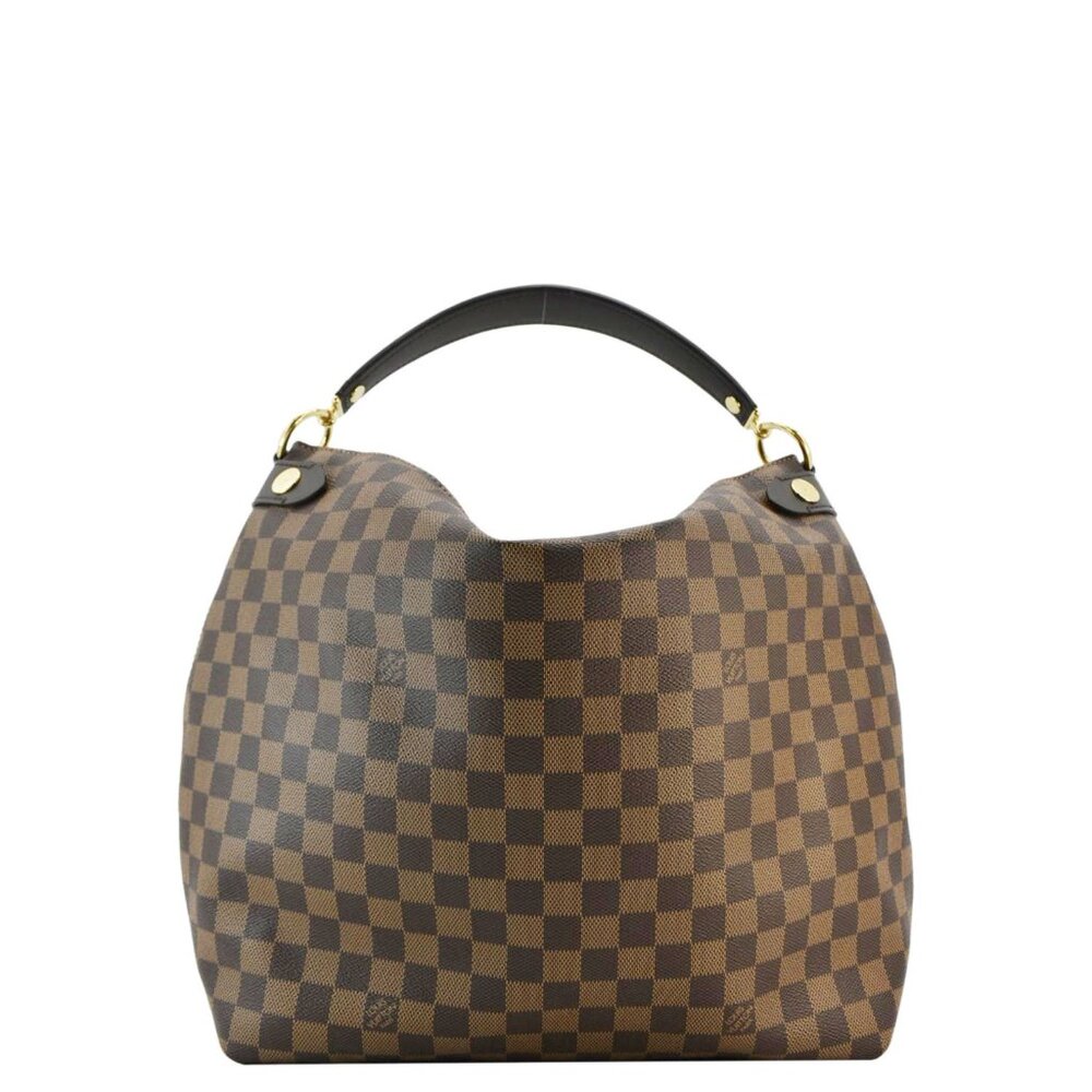 Louis Vuitton  Duomo Damier Ebene Hobo Bag Brown - Picture 3 of 12